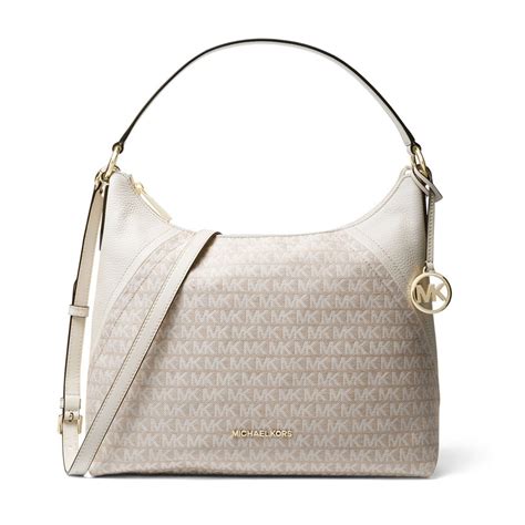 michael kors aria shoulder bag|aria large signature shoulder bag.